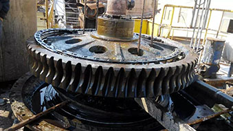 礦山濃縮機(jī)現(xiàn)場(chǎng)檢修